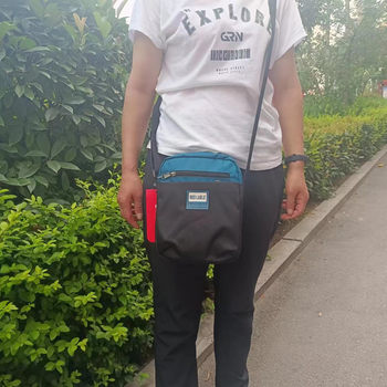 Weibao Crossbody Bag for Men, Simple, Fashionable, Casual, Sporty, Versatile, Lightweight, Soft, Quality, Rainproof, New Style