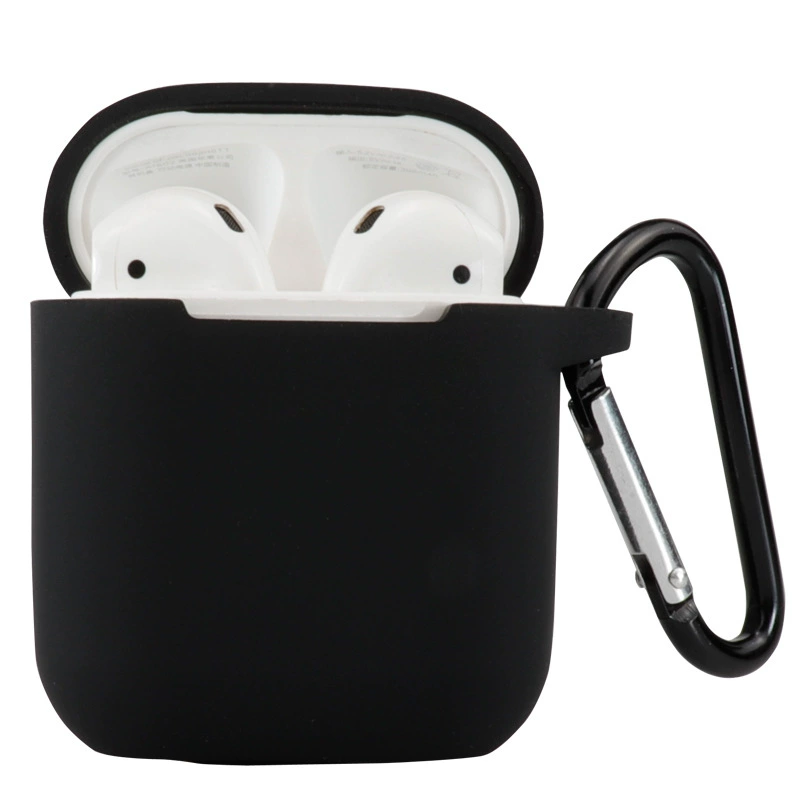 Vỏ bảo vệ AirPods Vỏ bọc tai nghe không dây Apple Hộp silicone thế hệ thứ 2 Phụ kiện Bluetooth chống mất dây vỏ mềm bao gồm tất cả - Phụ kiện MP3 / MP4