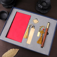Big Blue Box-Wooden Pen+U Диск+сельскохозяйственный набор чтения+A7 Rose