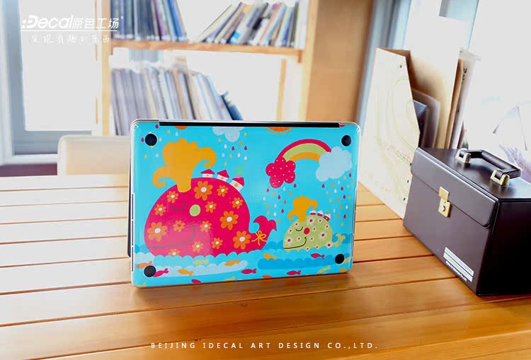 Apple máy tính xách tay phim bảo vệ cơ thể phim macbook air pro sáng tạo sticker phim hoạt hình - Phụ kiện máy tính xách tay decal máy tính
