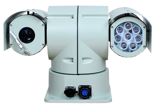 Infrared on-board tripod head camera police car monitor one million HD on-board tripod head 2 million pixel spot