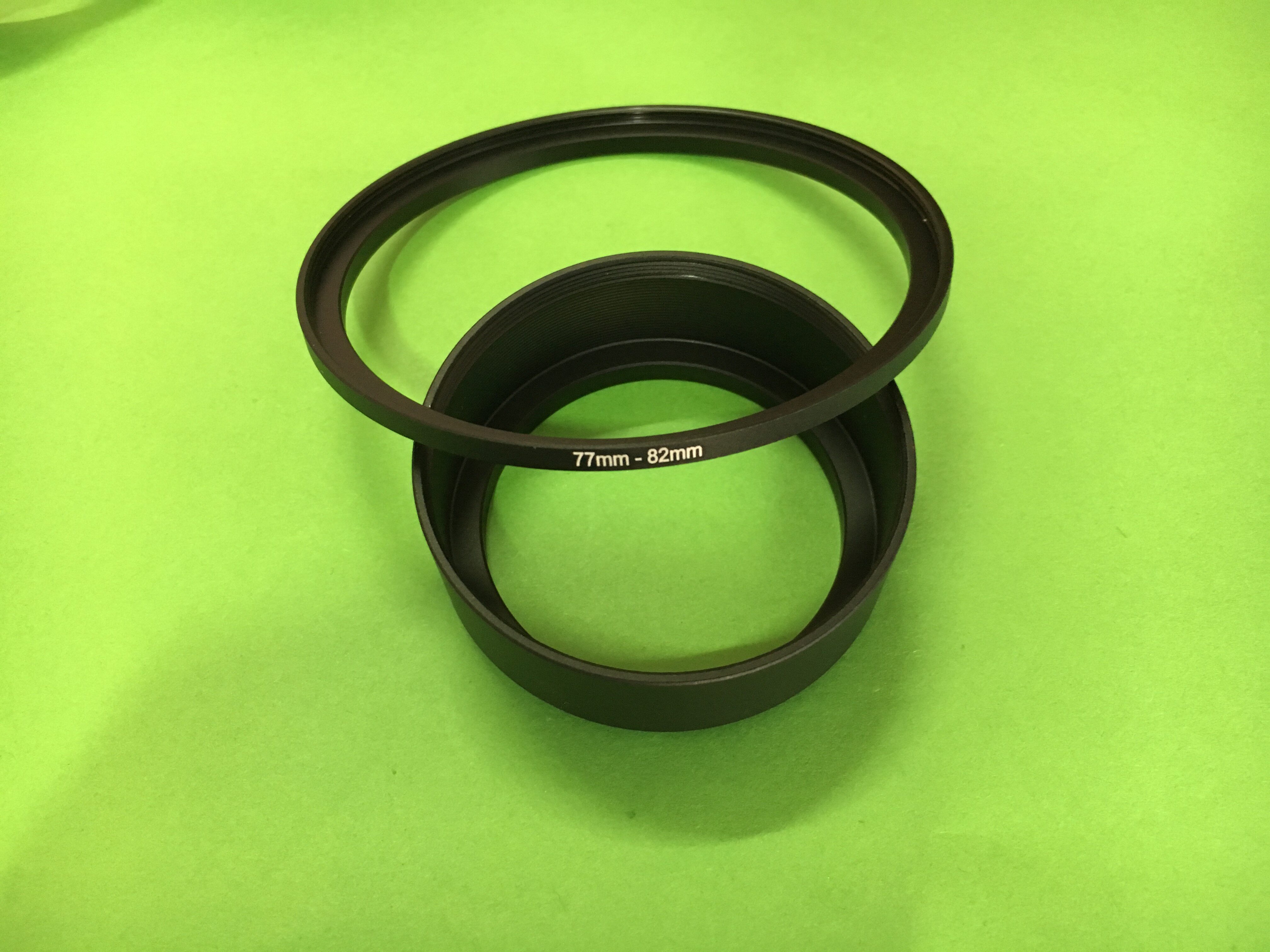 Monocular lens filter adapter ring small to large 77MM-82MM sequential ring weight 4 grams lifting ring 77-82