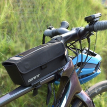 GIANT waterproof fabric bicycle bag tube bag Touch screen mobile phone magnetic opening and closing large-capacity storage