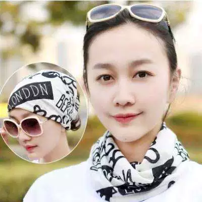 Kem chống nắng cảm giác ma thuật turban nữ chống nắng mùa hè cổ áo nữ sản phẩm ngoài trời cưỡi cá mặt nạ chống tia cực tím - Kerchief / Earflap