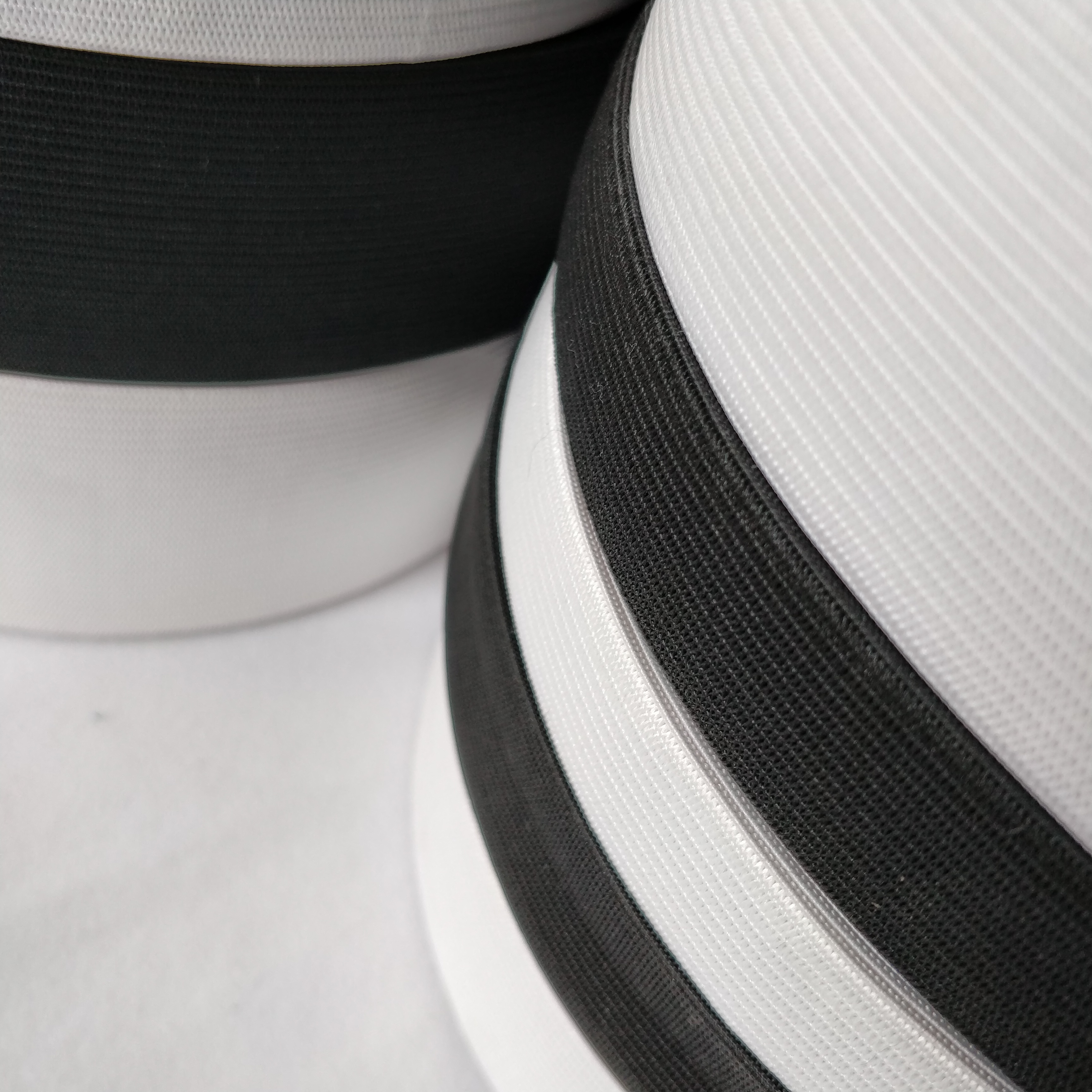 Thickened 6 Yarn Elastic Clothing Accessories Wide Oak Fascia Pants Waist Rubber Band Black White Elastic Band Round Tightness