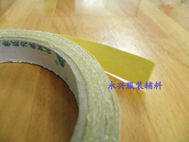 Aoli keo hai mặt có độ nhớt cao hai mặt băng keo nhựa siêu mỏng nhựa bán buôn rộng 1,4CM lưới dày 0,9CM nhựa màu vàng - Băng keo keo mút 2 mặt