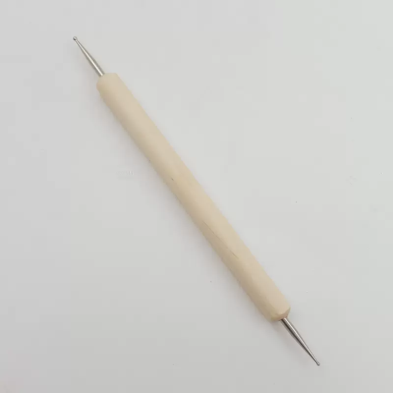 Dụng cụ làm móng bằng gỗ cực bút Pen Hook Pen Point Pen Kim Kéo Pen Double Head Point Pen - Công cụ Nail