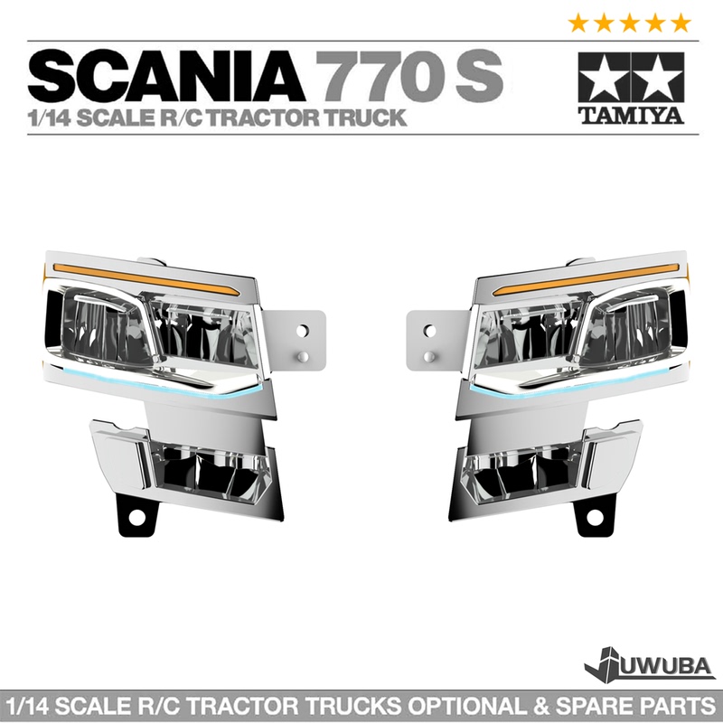 Tamiya Tractor Truck 770S Tamiya 1:14 Scale Scania 56368 Headlight Module Big Model
