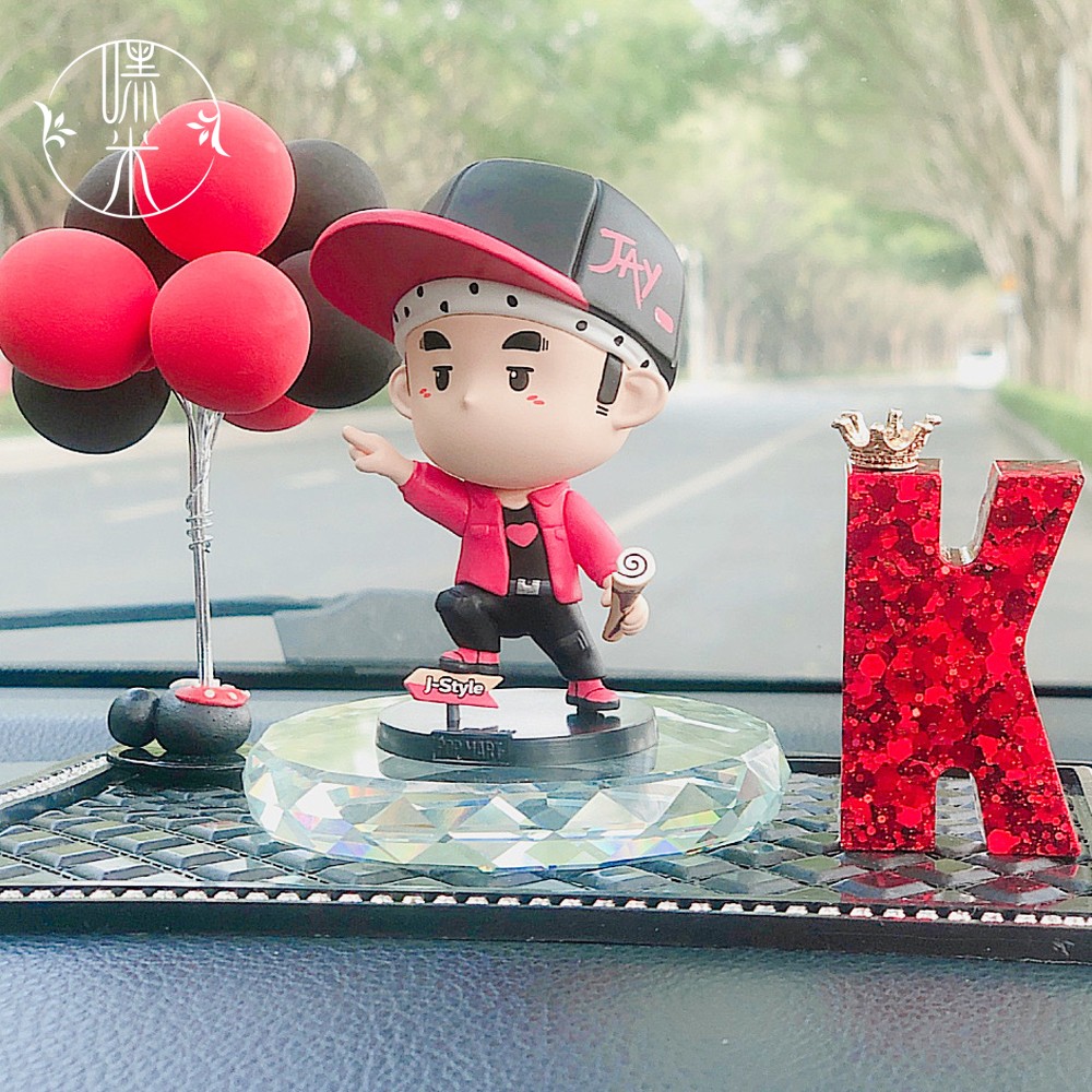 Genuine Bubble Mater Week Classmates Zhou Jaren Car Middle Control Desk Car In-car Ornament Pendulum Gift male and female