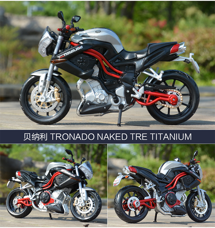 Mercedes Hình 1:12 Ducati 1199 Big Devil R1 Mô phỏng tĩnh Mô phỏng đầu máy hợp kim Mô hình xe máy có đáy đồ chơi cho bé sơ sinh