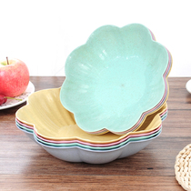 Creative Eu Style Home Fruit Tray Living Room Tea Table Plastic Candy Tray Dry Fruit Tray Office Snacks Pan Small Fruit Tray