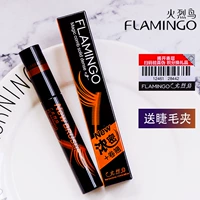 Mascara chính hãng Flamingo Magic Comb Stereo Dày Mascara dài và dày không thấm nước trang điểm không nở - Kem Mascara / Revitalash chuốt mi feg