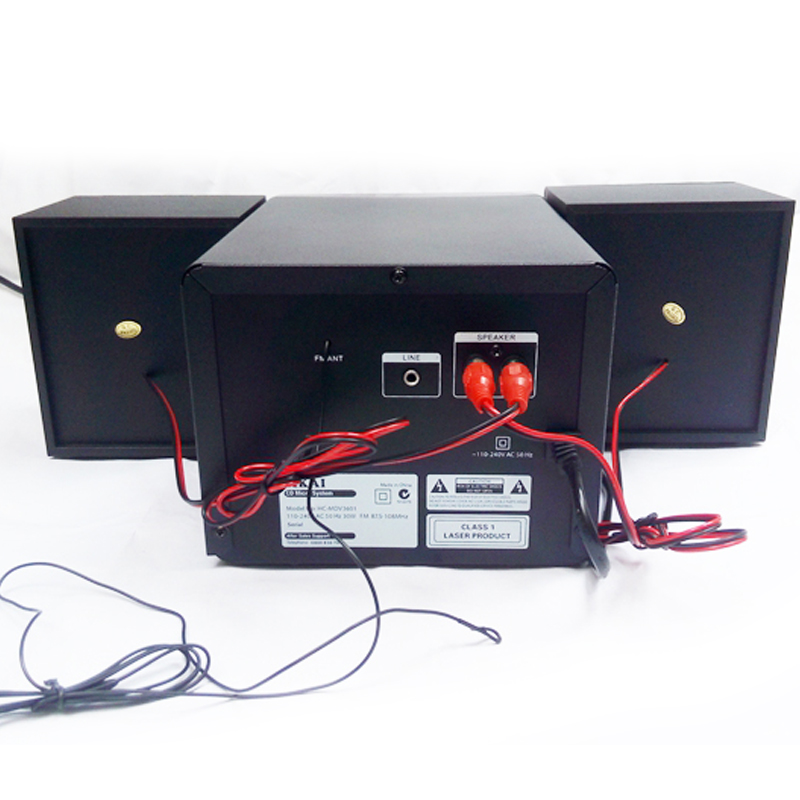 Package Mail Akai Yajia Usb Mini Combination Sound Cd Player Mp3 English Learning Machine Bedroom Cd Player Home