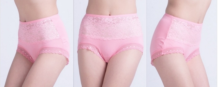 Mom XL ren béo cô gái cộng với béo Xiaotianer đồ lót nữ sợi tre Shu quần short eo cao cửa hàng đồ lót