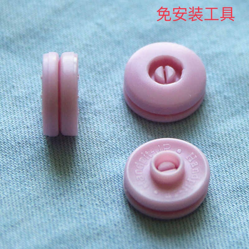 Japan imported Handpit hand snap buckle installation-free tool Seam-free plastic resin four-in-one snap snap buckle mother-in-law buckle