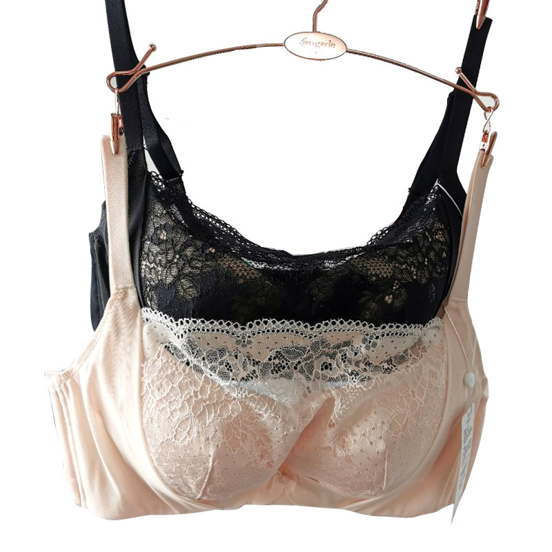 Manifin 20810403 thin large cup seamless tube top beauty back anti-glare side breast adjustment lace cute