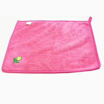 South Korea imported coral velvet rag Super absorbent thickened with hook a flower plush rag