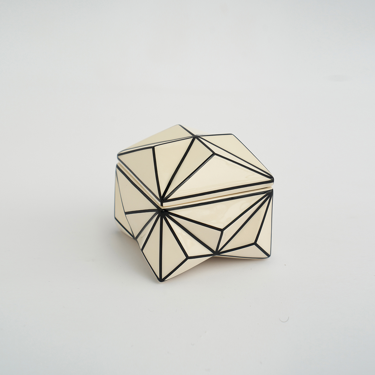 coznap is brand new) Czech Republic's Cubist classic Pavel Janak ceramic first decorated box