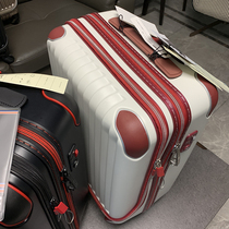 Advanced senses Japan light and luxurious front opening suitcases hinomoto muted suitcase 20 inch boarding pull bar box