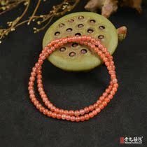 (Nanhong Buddha beads) Liangshan South Red Water Red Red Rosary Beads Handstring 6MM108 selected boutique beads