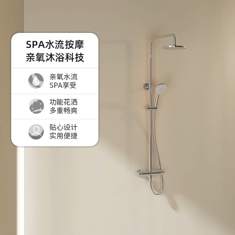 Kohler flagship model Kohler constant temperature double shower shower column hot and cold faucet shower head shower set 76623