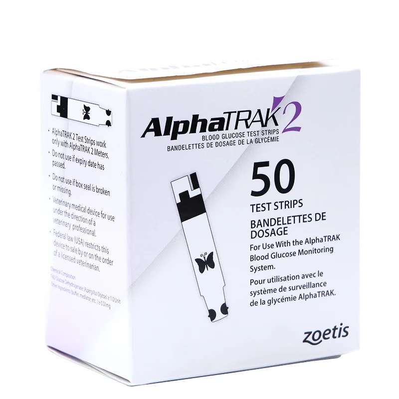 Alpha TRAK Abbott Pet Pamper Test Strips Dog Cat Blood Glucose Soul 50 - Cat / Dog Health bổ sung sữa cho chó phốc sóc