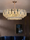 French-Style Crystal Living Room Chandelier, Elegant Crystal Ceiling Light, Luxurious New European-Style Dining Room and Bedroom Lamp, New Lighting Fixtures