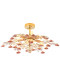 European-Style Living Room, Dining Room, Bedroom Crystal Chandelier, Modern Simple Light Luxury Romantic Wedding Room Princess Room Rose Flower Lighting Fixtures