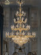 Villa Duplex Building Living Room All-Copper Crystal Large Chandelier European-Style Restaurant Lamp Accessible Luxury French Empty 24K Gold Lamps