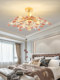 European-Style Living Room, Dining Room, Bedroom Crystal Chandelier, Modern Simple Light Luxury Romantic Wedding Room Princess Room Rose Flower Lighting Fixtures