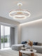 Living Room Chandelier, Circular Light Fixture, Light Luxury and High-End Feel, Elegant Dining Room, Bedroom, Modern Minimalist Style, Grand Villa Lobby Main Light
