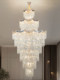 Villa Hollow Living Room Large Chandelier Modern Light Luxury Crystal Lamp Duplex Self-Built House Staircase Lighting Fixtures New Model