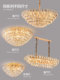 Modern Minimalist Crystal Ceiling Light, Living Room Main Light, New Light Luxury European Style Luxury Dining Room Light, Bedroom Zhongshan Lighting Fixtures