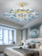 European-Style Living Room, Dining Room, Bedroom Crystal Chandelier, Modern Simple Light Luxury Romantic Wedding Room Princess Room Rose Flower Lighting Fixtures
