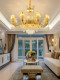 European-Style Villa Duplex Large Chandelier, Living Room Crystal Chandelier, French Light Luxury Duplex Dining Room Bedroom Chandelier