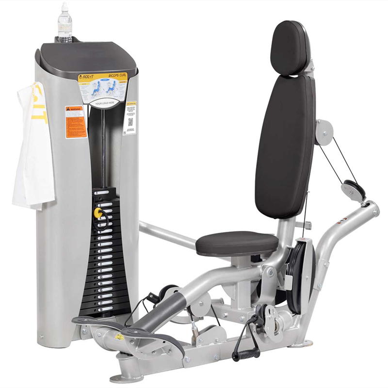 Weibo A06 Biceps Exercise Machine Commercial Seated Arm Curl Biceps Training Strength Device