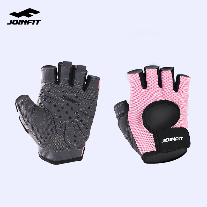 JOINFIT Fitness Gloves Female Non-slip Abrasion Resistant Sport Gloves Male Hollowed-out Half Finger Fitness Car Slim Fit Gloves