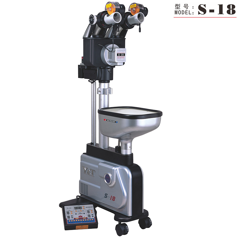 Ted serving machine S-18 table tennis serve machine S18 double handpiece alternate hair ball table coach training