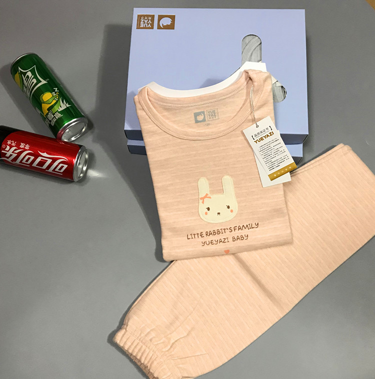 Mùa xuân và mùa đông Mùa đông bé mơ ước Deer Deer Velvet Lưỡi tăm dày Quần áo mùa thu ấm Đồ lót trẻ em đặt nhiệt áo giữ nhiệt bé gái