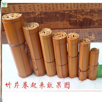 Bamboo slips scrolls disciples childrens manual creative anniversary ceremony ancient book features handwritten classmates stage gifts