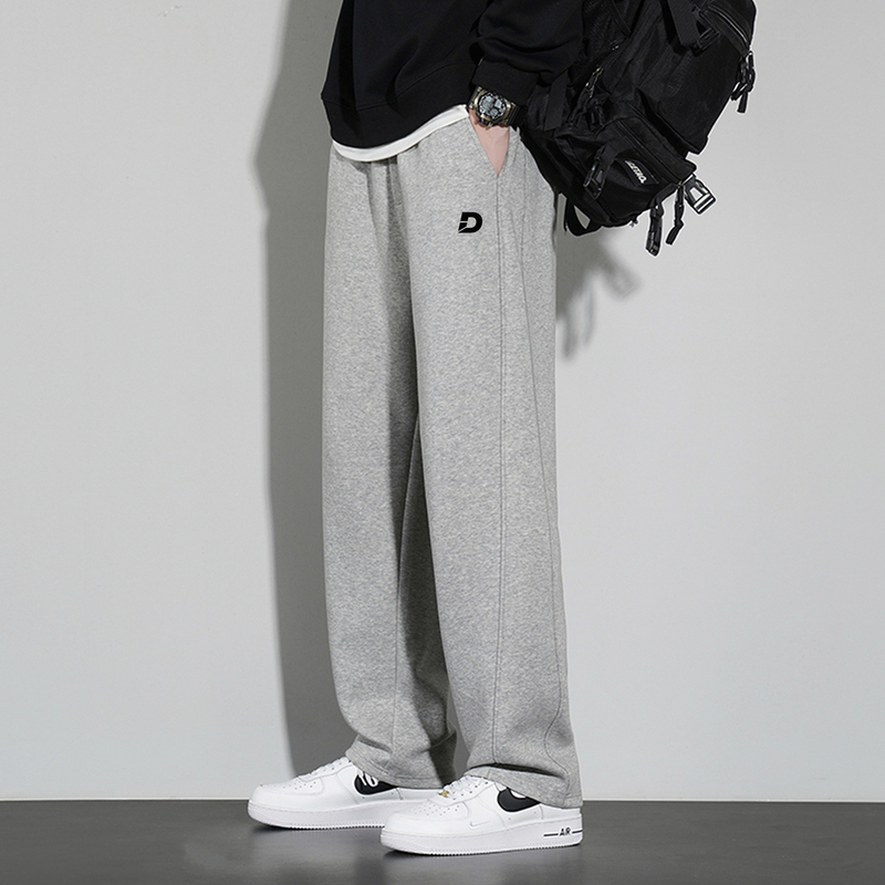Brand Pure Cotton Sports Pants for Men, Summer 2026 New Style, Loose Straight-Leg American-Style Men's Casual Pants Brand Pure Cotton Sports Pants for Men, Summer 2026 New Style, Loose Straight-Leg American-Style Men's Casual Pants