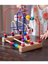 Entraîneur pour bébés autour de Pearl 0 1 an Puzzle Fine Action Training Dedicated to wear Rope Strings Beads Toy Bricks Baby Boy Toys