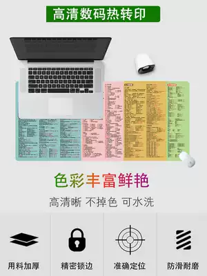 ps designer big mouse pad shortcut 40 * 90word excel cdr Guanglian Da ai cad AE pr