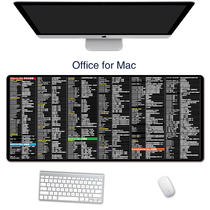 mac system shortcut mouse pad ps ai idea vscode pycharm oversized padded computer table pad