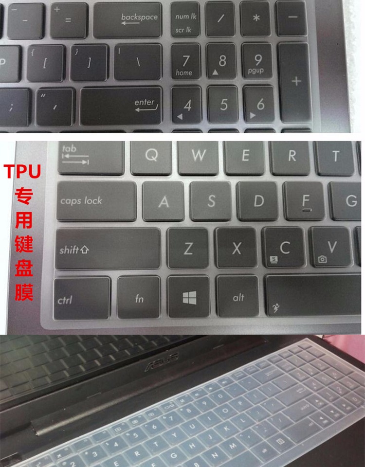 ASUS bay Fortress FX50J bàn phím màng 15,6-inch máy tính xách tay chuyên nghiệp V đá A580UR w519l bảo vệ máy tính a556u này k555l A540 zx50 PX554 Chơi edition fx60vm - Phụ kiện máy tính xách tay miếng dán decal máy tính casio