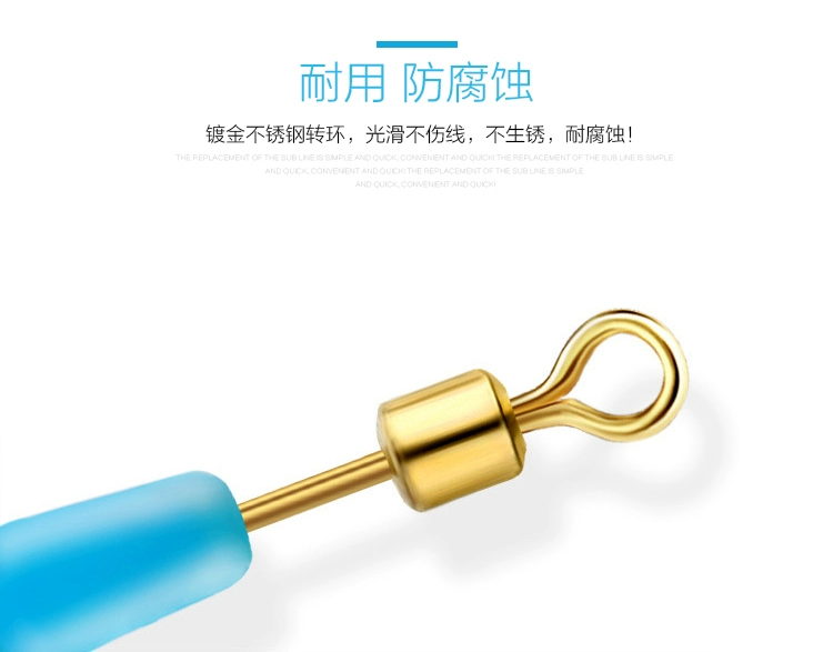 Strand clip silicone kết nối nhanh chóng hoàn thành mở 8 từ vòng ngư cụ nguồn cung cấp cá thiết bị ngư cụ túi đựng máy câu cá