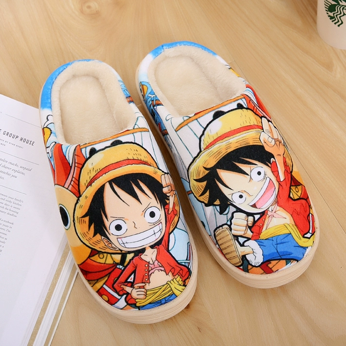 Dép bông Gintama đánh vào phim hoạt hình của phụ nữ khổng lồ cộng với phim hoạt hình nhung ấm áp quanh nhà mùa thu và mùa đông