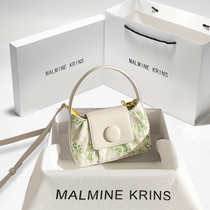 Hong Kong MK genuine leather handbag women Summer 2022 new advanced senses small crowdsourced design 100 hitch satchel handbag