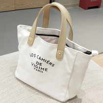 Small mk hand canvas bag women bag 2021 New Class Large capacity commuter tote tote hand carrying shoulder OL square bag