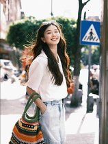 Temperament Name Yuan Womens Dress Denim Shorts Suit Womens Summer Net Red Minus Age Sweet And Light Luxury Casual Shirt Two Sets